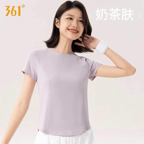 361°女速干瑜伽短袖T恤