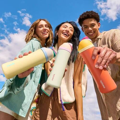 双饮吸管运动水果杯Owala水杯保温保冷304不锈钢保温杯户外水壶