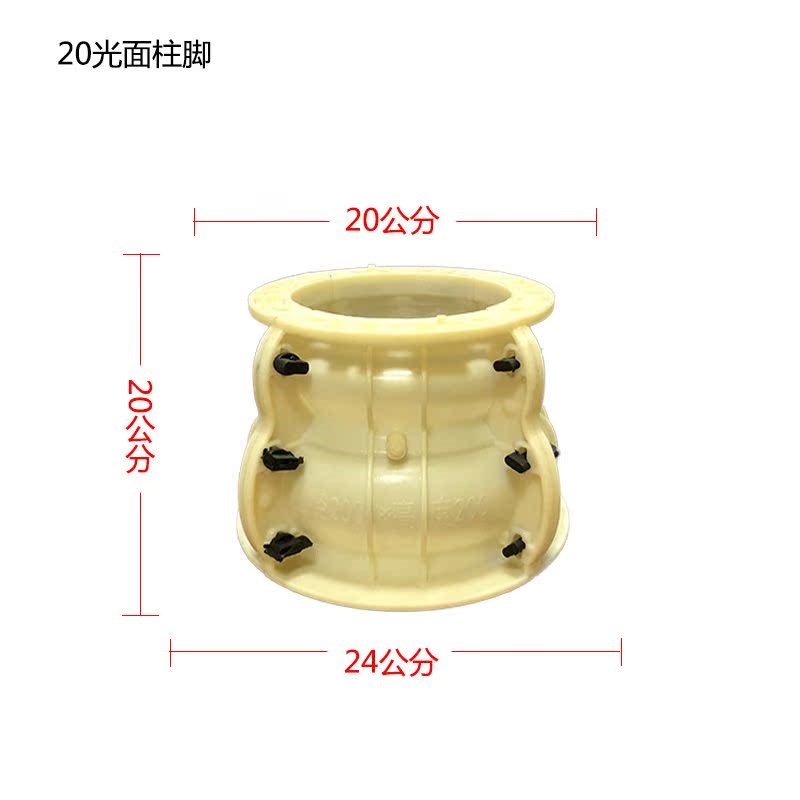 圆柱方形柱脚柱头模具大门水泥光面罗马柱模板R欧式罗马柱模具厂