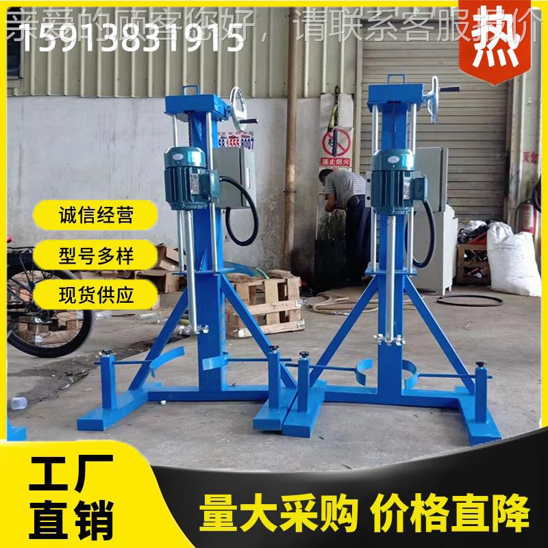 定SD-SY-1.*制全不锈钢手升摇降料高速分散拌机实验室搅油性物防