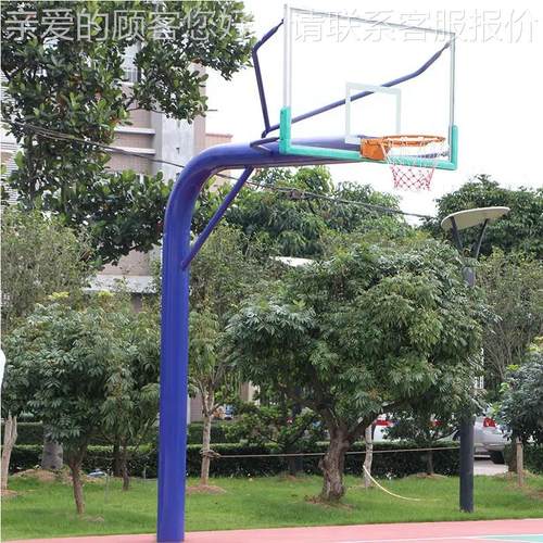 中学式体育器埋材 学TATY-211校户外地埋球篮架室外室内圆管成人