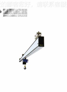 双433梁型高架形式b铝合金轻轨道k吊-重霸起k重