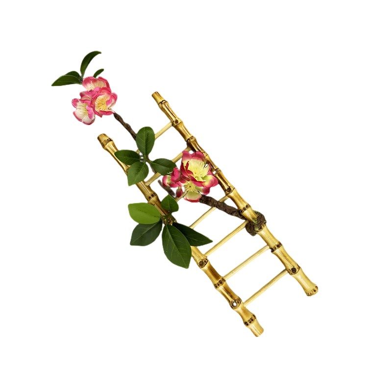 刺身装饰竹梯摆件海鲜姿造装饰花草酒店饭厅冷菜品盘饰点缀小摆件