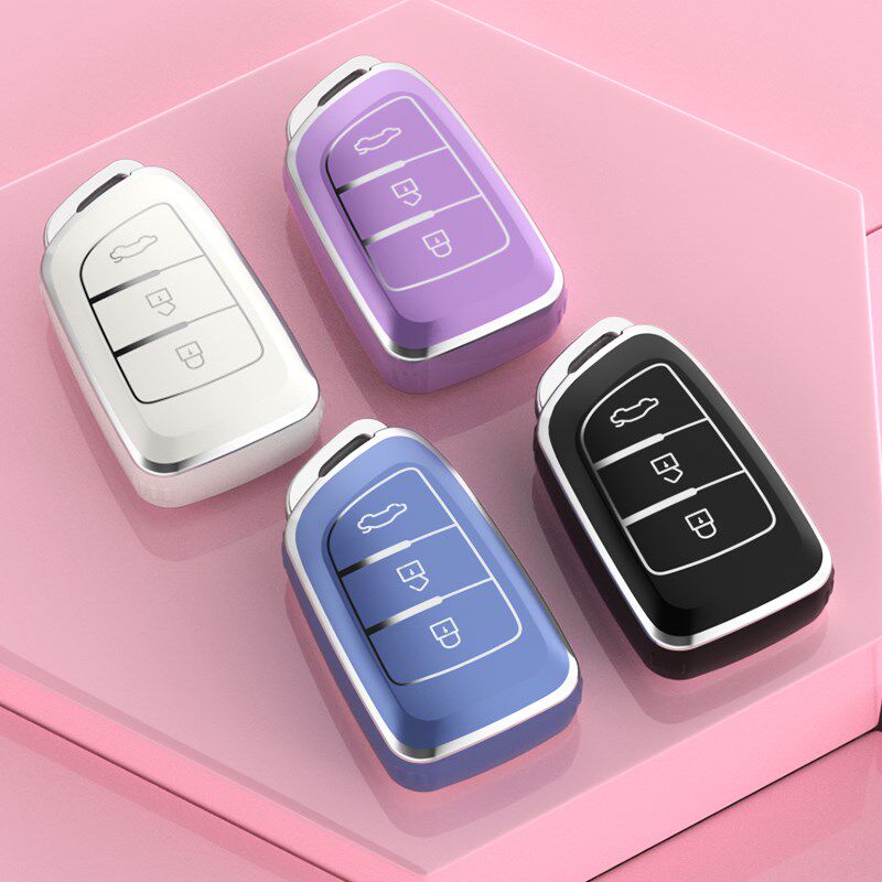 适用东风风神E70钥匙套AX5改装壳AX7风度MX5车内装饰AX4男扣PRO包