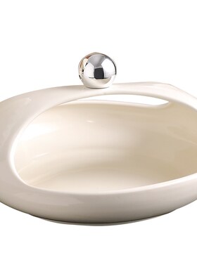 入户门陶瓷钥匙收纳玄关摆件轻奢高档创意家居客厅鞋柜桌面装饰品