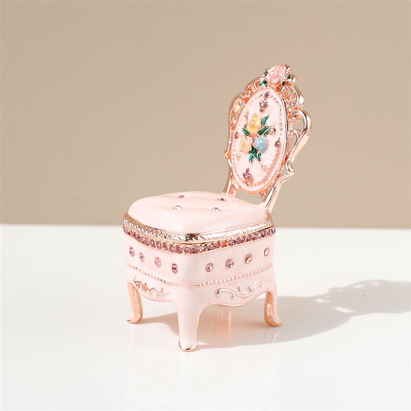 欧式宫廷风首饰盒创意家居装饰品摆件梳妆台收纳盒结婚礼物送女友