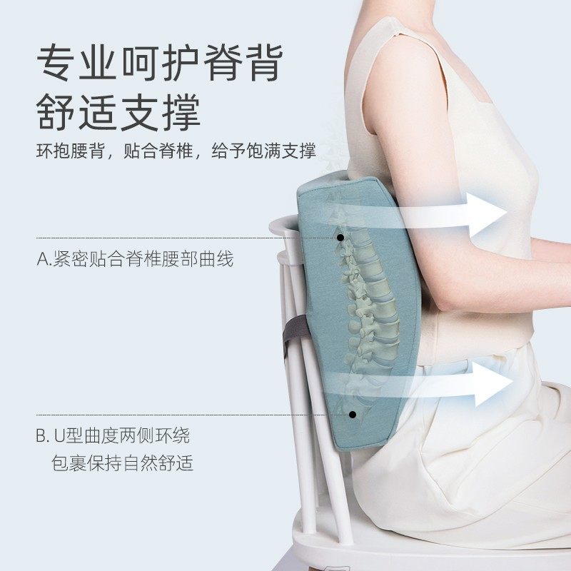 靠垫办公室护腰靠垫腰靠座椅腰枕椅子靠背久坐神器办公椅腰垫靠枕,居家布艺,腰靠垫,淘宝优惠券,粉丝福利购,淘宝优惠卷
