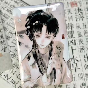 新款红楼梦周边林黛玉方吧唧徽章马铁口小说周边同人谷子胸针礼物