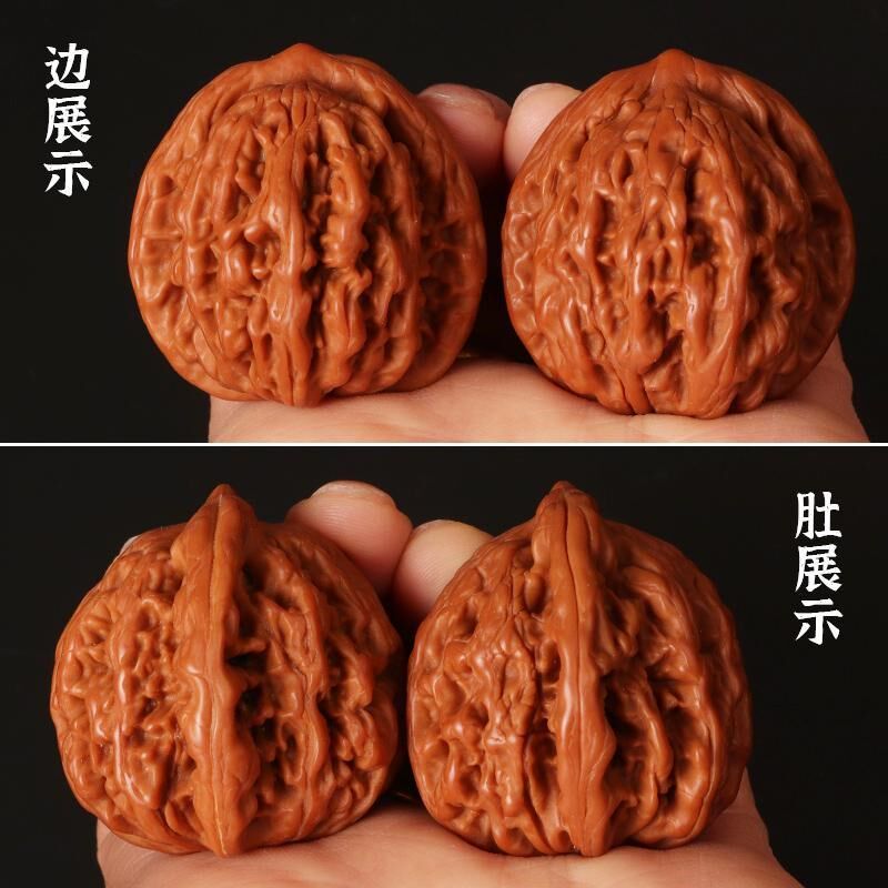 文玩核桃手玩机刷包浆麦穗虎头狮子头核桃古玩盘玩手把件男士把玩