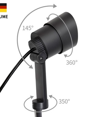 ume地插灯户外防水草坪灯景观庭院射树照树灯家用室外花园射灯