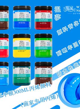 温莎牛顿丙烯颜料300ML画家专用丙烯画颜料墙绘手绘颜料DIY颜料60