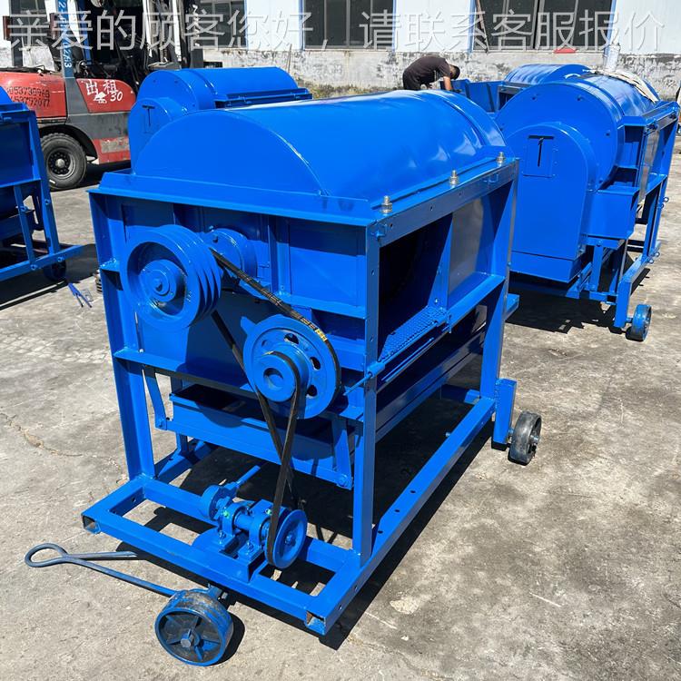 料然下脚脱粒机 麦余孜子粒麦NMV糠脱机 电动90型苦豆子脱粒机