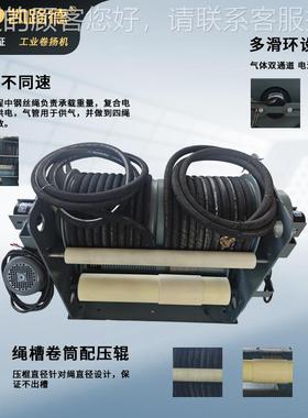 卷器多功能电管FII缆绞防车差速计同步磨损多滑环可按需设工业卷