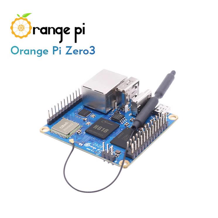 香橙派 OrangePi Zero3全志H618芯片 高性能四核Gortex-A53 CPU