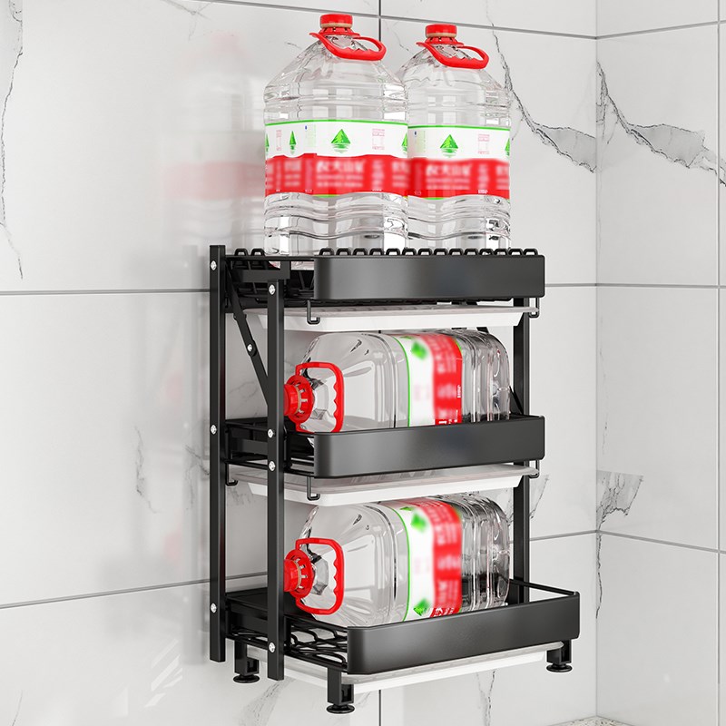 免安装可折叠不锈钢厨房置物架碗碟沥水架K家用放盘筷子收纳架碗