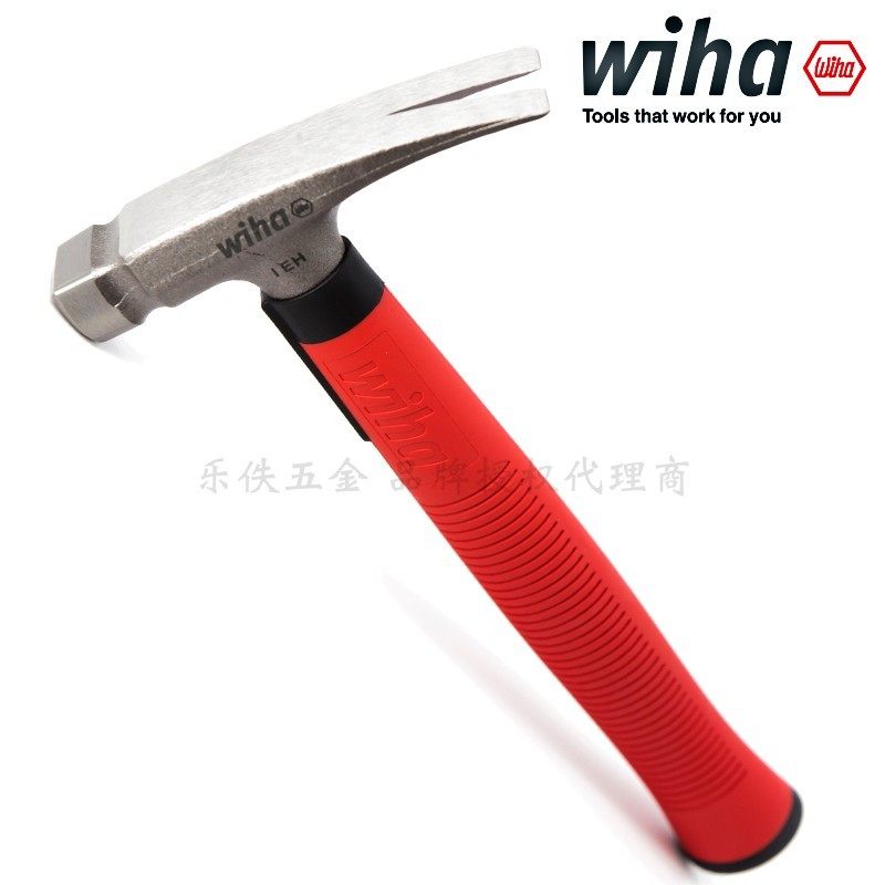 德国Wiha威汉电工羊角锤子电修安全锤起钉器多功能敲击榔头42071