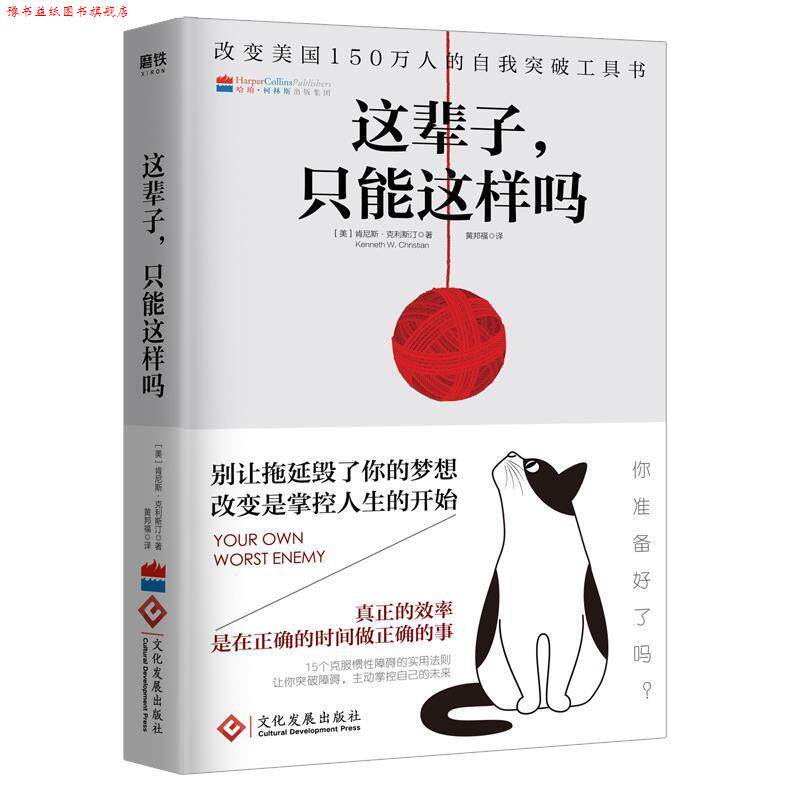 【正版书】 这辈子，只能这样吗 [美]肯尼斯·克利斯汀(KennethW.Christian)著黄 文化发展出版社