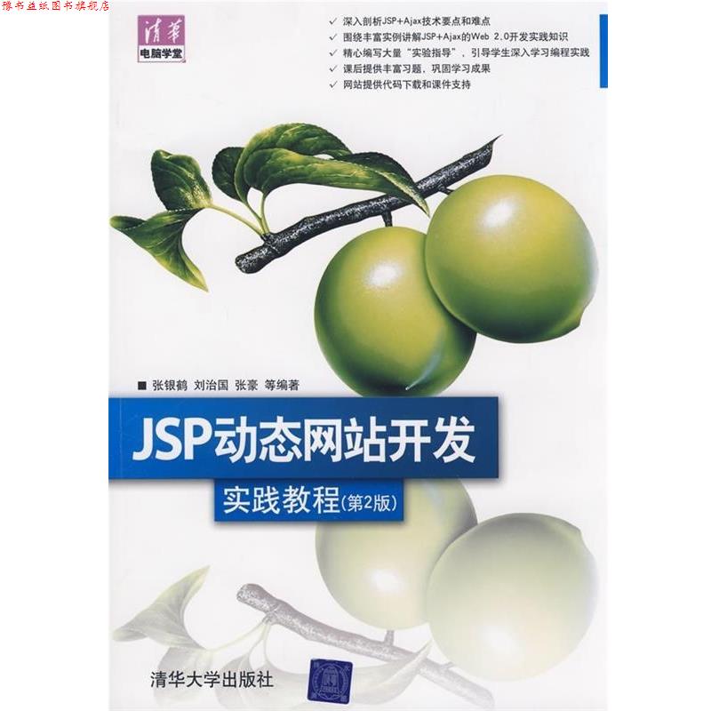 【正版书】 清华电脑学堂:JSP站开发实践教程 张银鹤 等 著 清华大学出版社