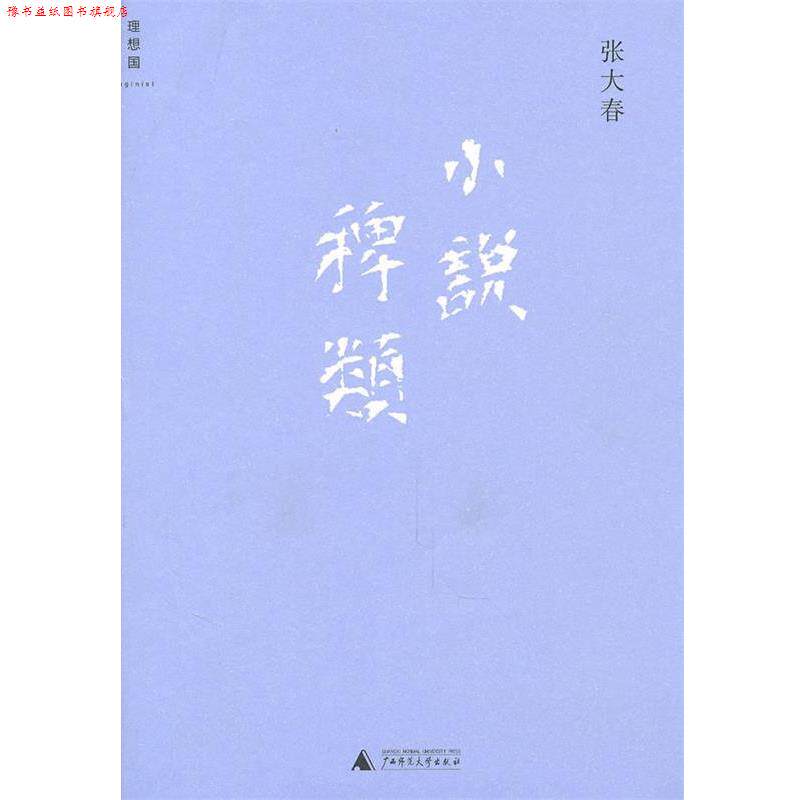 【正版书】 小说稗类 张大春 著 广西师范大学出版社
