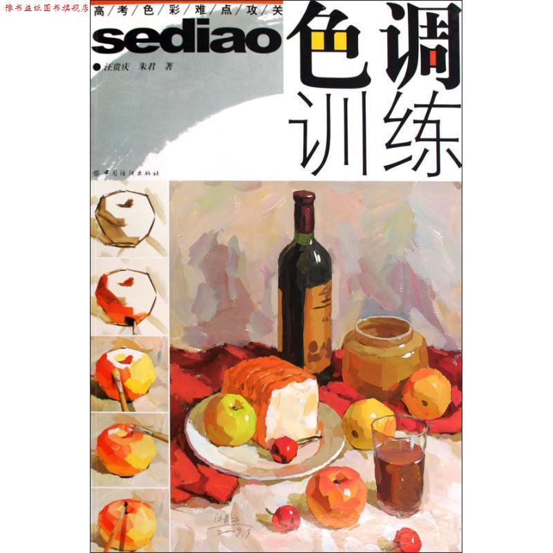 【正版书】 高考色彩难点攻关.色调训练 汪贵庆,朱君 著 中国纺织出版社