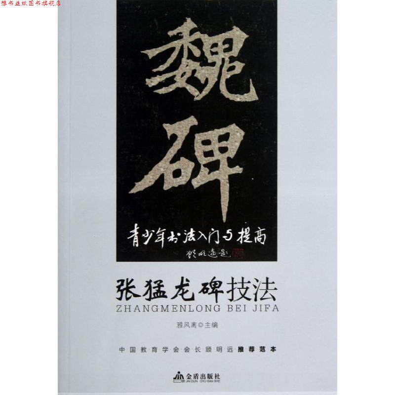 【正版书】 青少年书法入门与提高 张猛龙碑技法 雅风斋 编 金盾出版社