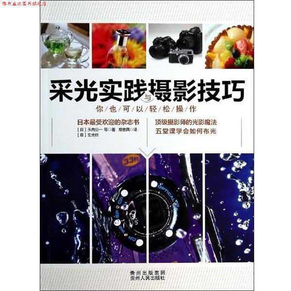【正版书】 采光实践与摄影技巧 (日)玉内公一 等著,郑世凤 译 贵州人民出版社
