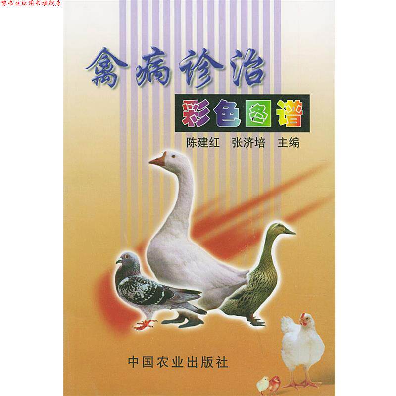 【正版书】 禽病诊治彩色图谱 陈建红,张济培 主编 中国农业出版社