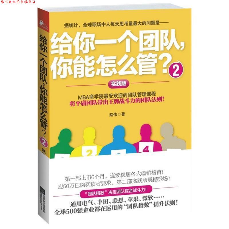 【正版书】 给你一个团队，你能怎么管？2 赵伟 江苏文艺出版社