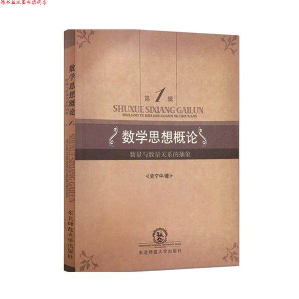【正版书】 数学思想概论 数量与数量关系的抽象 史宁中　著 东北师范大学出版社
