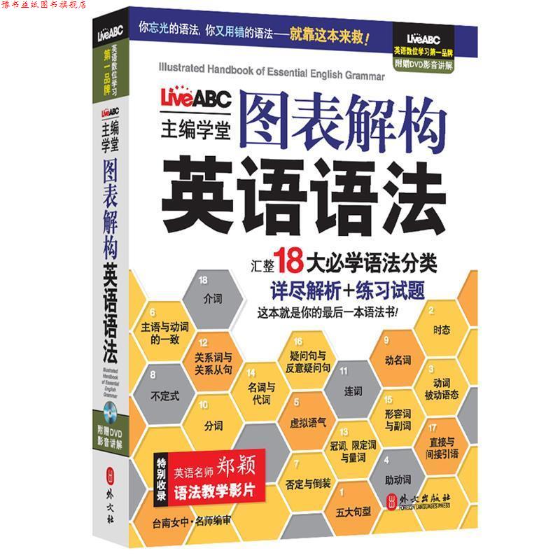 【正版书】 图表解构英语语法 希伯伦股份有限公司 编著 外文出版社