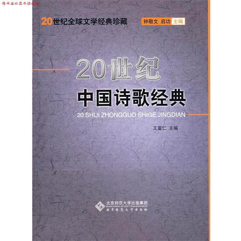 【正版书】 20世纪中国诗歌经典 王富仁　主编 北京师范大学出版社