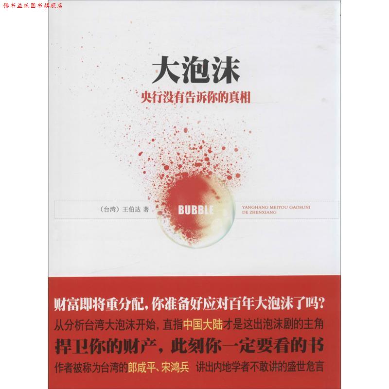【正版书】 大泡沫 (台湾)王伯达 著 南方出版社