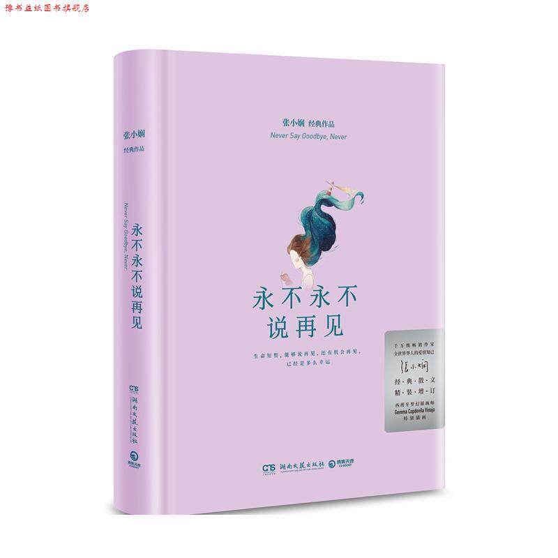 【正版书】 永不永不说再见 张小娴 著 湖南文艺出版社