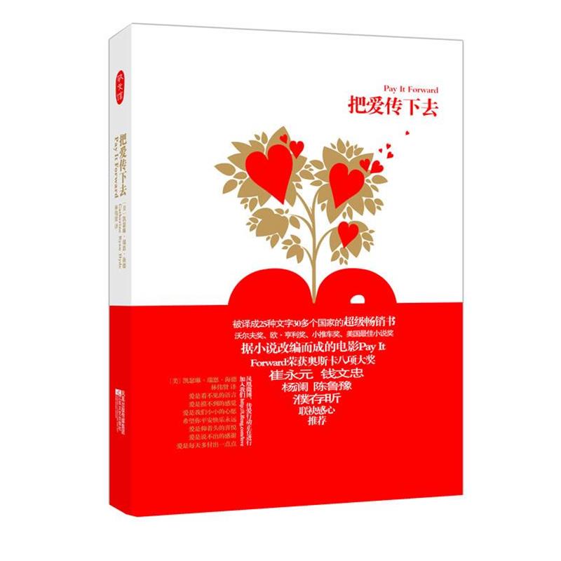 【正版书】 把爱传下去 (美)凯瑟琳·瑞恩·海德 江苏文艺出版社