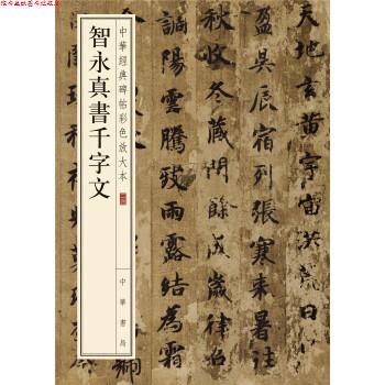 【正版书】 中华经典碑帖彩色放大本:智永真书千字文 中华书局编辑部 编 中华书局