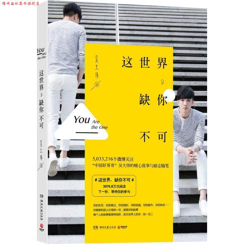 【正版书】 这世界,缺你不可 吴大伟 著 湖南文艺出版社