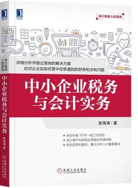 【正版书】 中小企业税务与会计实务 张海涛 机械工业出版社