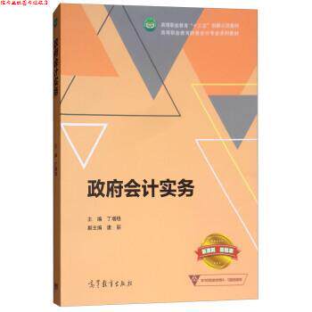 【正版书】 政府会计实务 丁增稳,唐丽 高等教育出版社