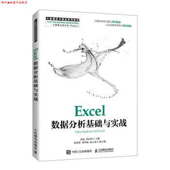 【正版书】 Excel数据分析基础与实战 花强,张良均 著 人民邮电出版社