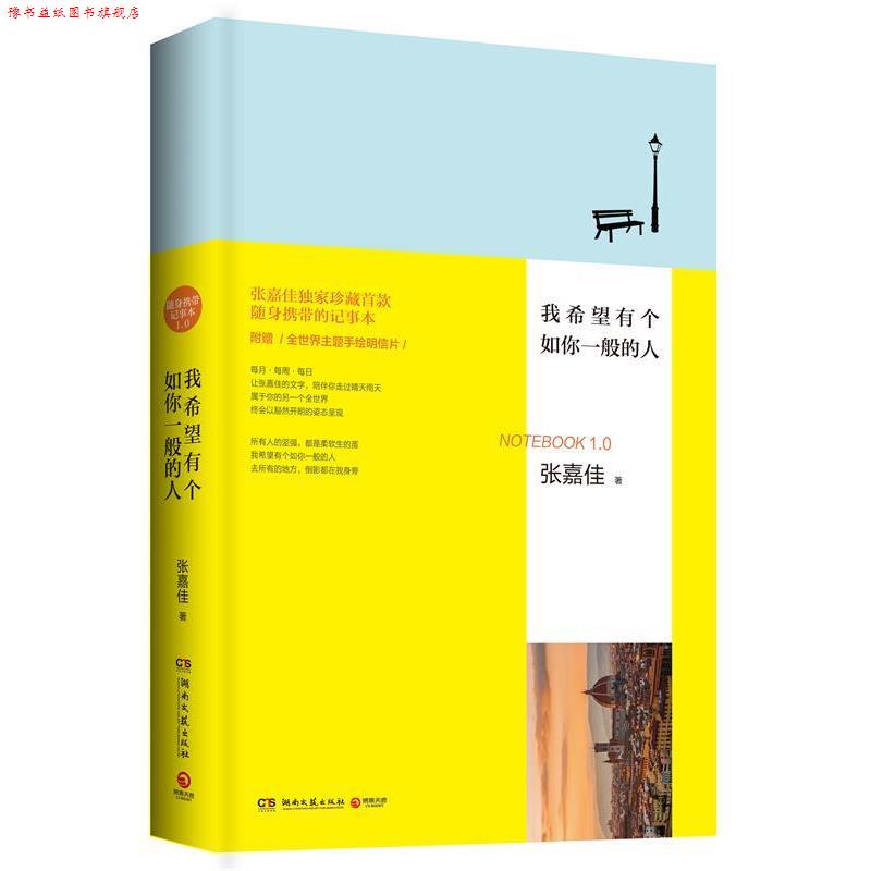 【正版书】 我希望有个如你一般的人 张嘉佳　著 湖南文艺出版社