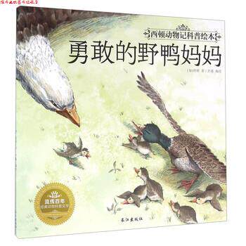 【正版书】 西顿动物记科普绘本--勇敢的野鸭妈妈 齐遇 绘 长江出版社