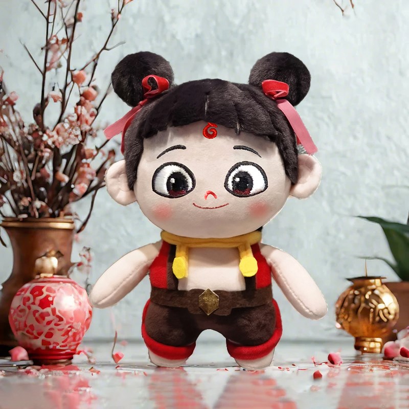 哪吒2之魔童闹海电影周边哪吒布娃娃公仔毛绒玩具玩偶生日礼物女
