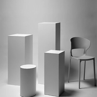 中岛展示台摆件地台几何体摄影道具超市陈列盒子橱窗装饰底座定制