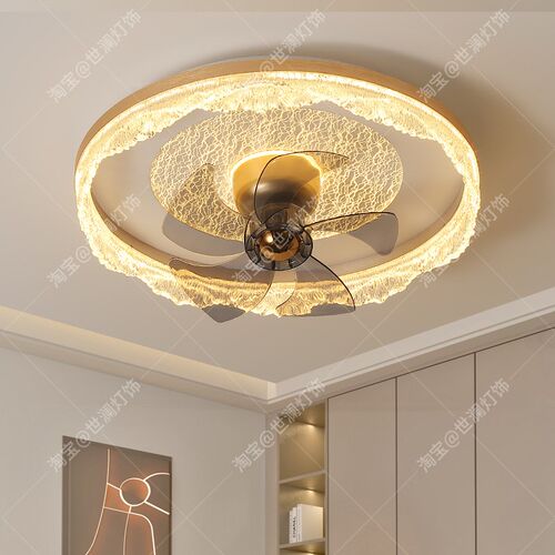 风扇吸顶灯2025新款led护眼主卧室灯轻奢高级感客厅餐厅电扇灯具