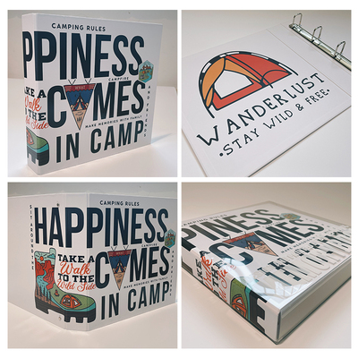 memobox露营旅行款儿童成长记录相册3寸5寸6寸宝宝纪念册家庭影集