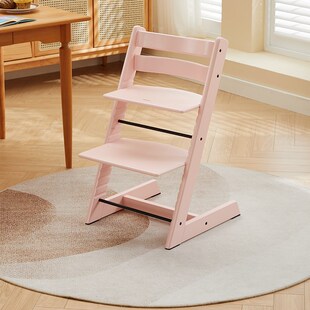 nanx南希儿童餐椅实木可升降多功能坐椅可调节餐桌椅子宝宝成长椅