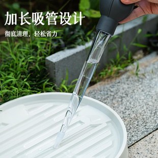 花盆托盘吸水器花盘积水大号吸管园艺工具神器底托养花接水盘底座