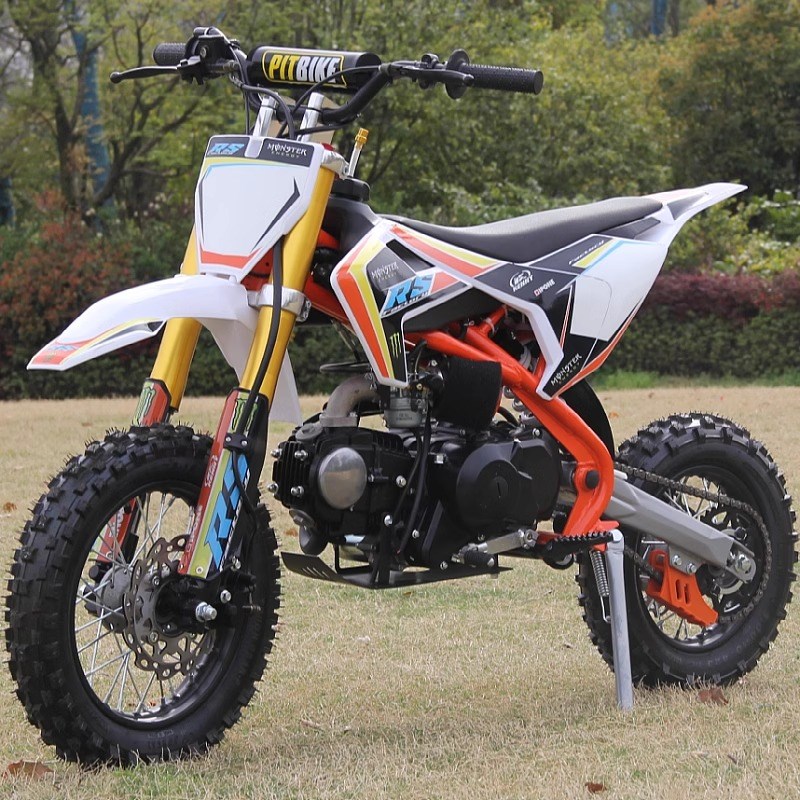 儿童燃油两轮越野125c山地机车成人迷你小型汽油中高赛竞技摩托车