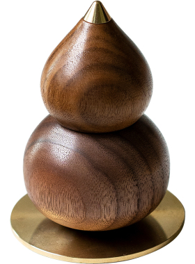 小葫芦扩香木精油香薰伴手礼创意摆件中国风潮黑胡桃扩香器车载