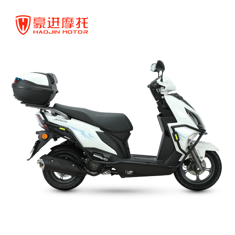 豪进SR03豪华版摩托车125cc两气门踏板车前碟后碟 定  金